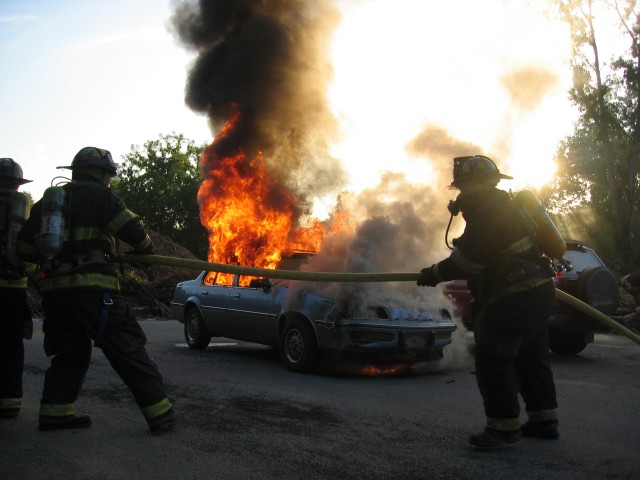 Car Fire Drill Beaver Dam Rd.